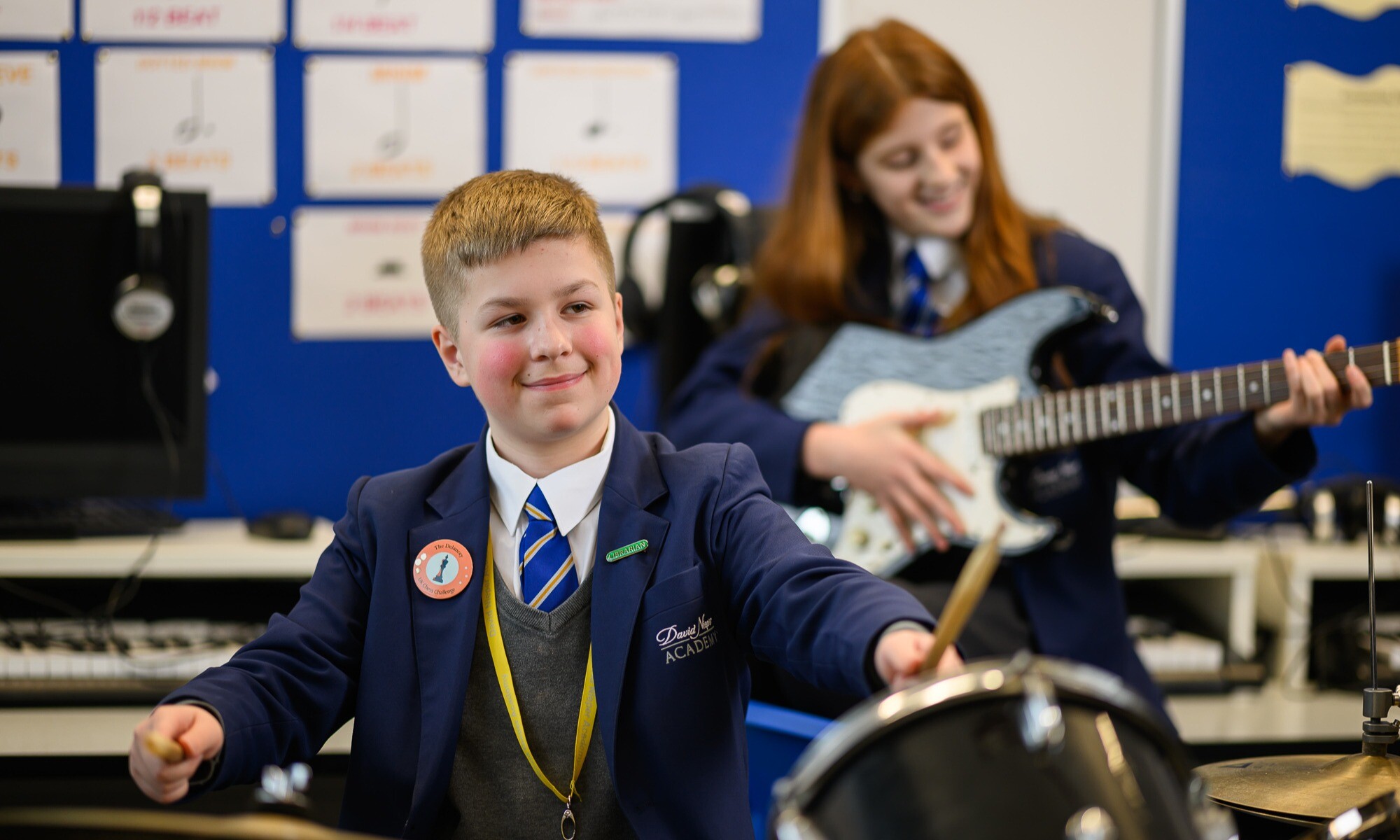 David nieper students playing music